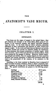 The Anatomist's Vade Mecum ..