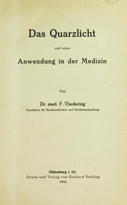 Das Quarzlicht Und Seine Anwendung In Der Medizin