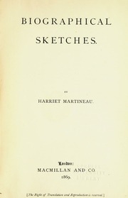 Biographical Sketches