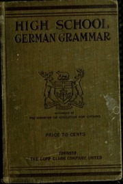 High School German Grammar