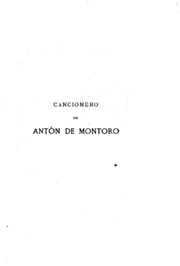 Cancionero de Antón de Montoro