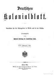 Deutsches Kolonialblatt