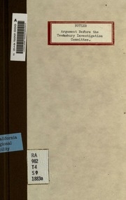 حجة أمام لجنة تحقيق Tewksbury