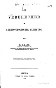 Der Verbrecher In Anthropologischer Beziehung