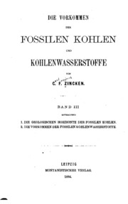 Die Vorkommen Der Fossilen Kohlen Und Kohlenwasserstoffe