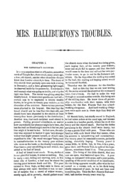 Mrs. Halliburton's Troubles : A Novel