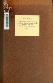 Arbitration Of Outstanding Pecuniary Claims Between Great Britain And The United States Of America. The Frederick Gerring, Jr