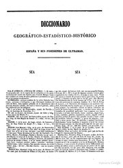 Diccionario geográfico-estadístico-histórico de España y sus posesiones de ultramar