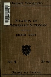 The Fixation Of Atmospheric Nitrogen