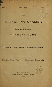 The Canadian Field-naturalist