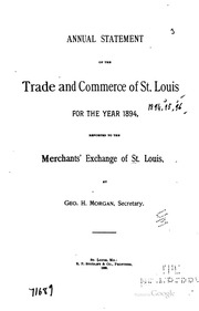 Annual Statement Of The Trade And Commerce Of Saint Louis ..