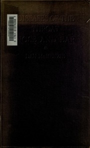 Diseases Of The Throat, Nose And Ear