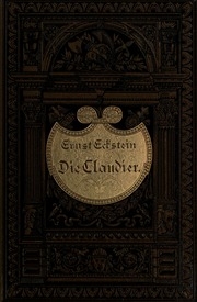 Die Claudier : Roman aus der römischen Kaiserzeit
