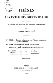 Esquisse géologique des Préalpes subbétiques: partie centrale