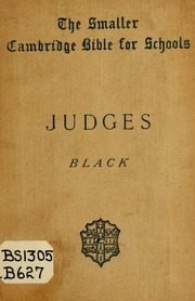 The Book Of Judges : With Map, Introduction And Notes