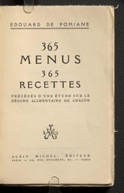 365 Menus, 365 Recettes