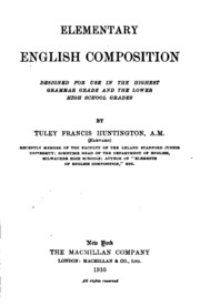 Elementary English Composition