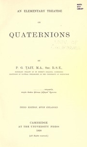 An Elementary Treatise On Quaternions
