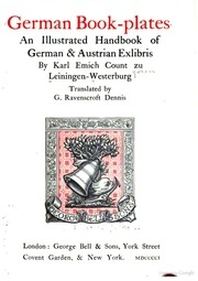 German Book-plates : An Illustrated Handbook Of German & Austrian Exlibris