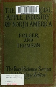 The Commercial Apple Industry Of North America