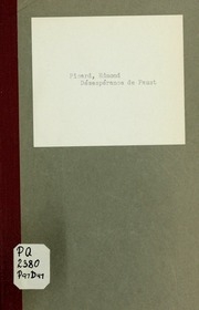 Désespérance de Faust; prologue pour le théatre en 4 scènes. Front. par Odilon Redon, gravé par Louise Danse