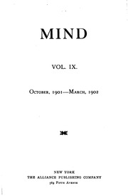 Mind : Science, Philosophy, Religion, Psychology, Metaphysics, Occultism