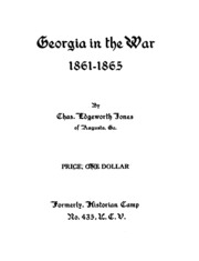 Georgia In The War, 1861-1865