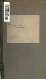 Der Heizer, Ein Fragment
