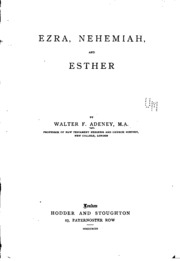 Ezra, Nehemiah, And Esther