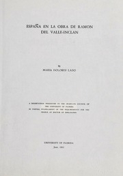España en la obra de Ramón del Valle-Inclán
