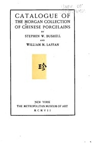 Catalogue Of The Morgan Collection Of Chinese Porcelains