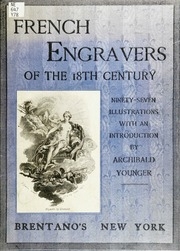 French Engravers Of The Eighteenth Century ;