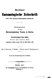 Berliner Entomologische Zeitschrift