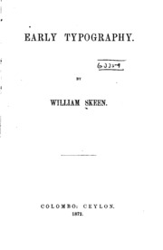 Early Typography