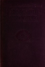 Essays And Essay-writing, Based On Atlantic Monthly Models