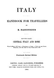 Italy : Handbook For Travellers