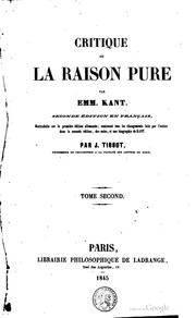 Critique De La Raison Pure
