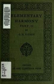 Elementary Harmony