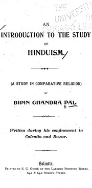 An Introduction To The Study Of Hinduism : A Study In Comparative Religion
