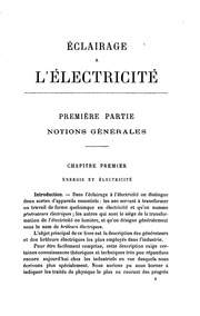 Éclairage à l'électricité : renseignements pratiques
