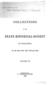 Collections Of The State Historical Society Of Wisconsin