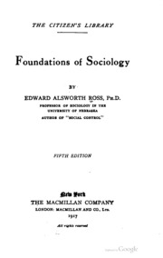 Foundations Of Sociology