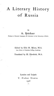 A Literary History Of Russia