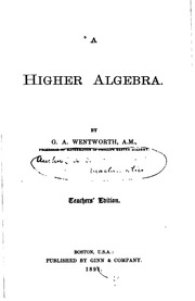 A Higher Algebra