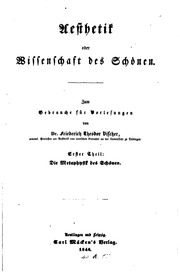 Aesthetik, oder Wissenschaft des schönen