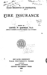 Fire Insurance
