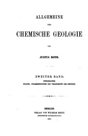 Allgemeine Und Chemische Geologie