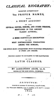Classical Biography: