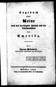 Tagebuch einer Reise nach den vereinigten Staaten und der Nordwestkü ste von Amerika