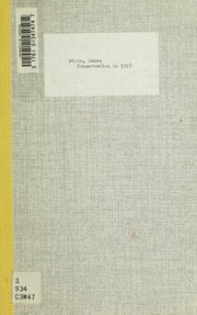 الحفظ في عام 1918